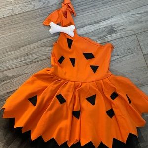 Pebbles inspired homemade Etsy costume size 3t but adjustable strap